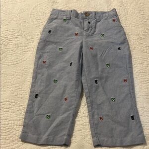 Polo Ralph Lauren Kids Embroidered Blue Pants. 24M